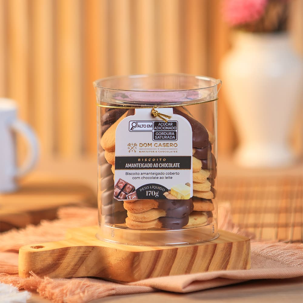 Biscoito Amanteigado ao Chocolate - 170g