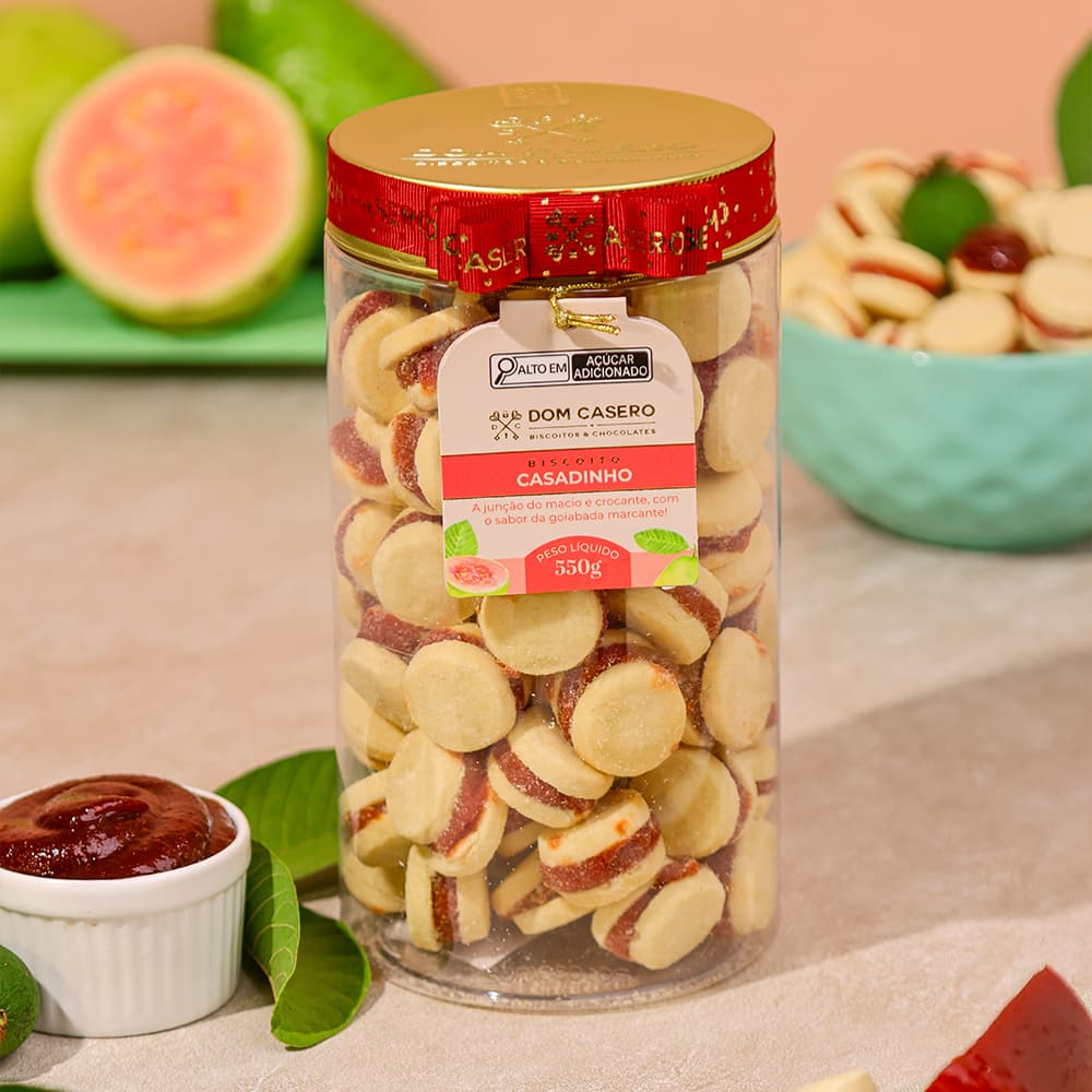 Biscoito Casadinho Pote - 550G