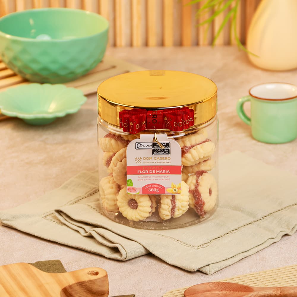 Biscoito Flor de Maria - Pote 360g