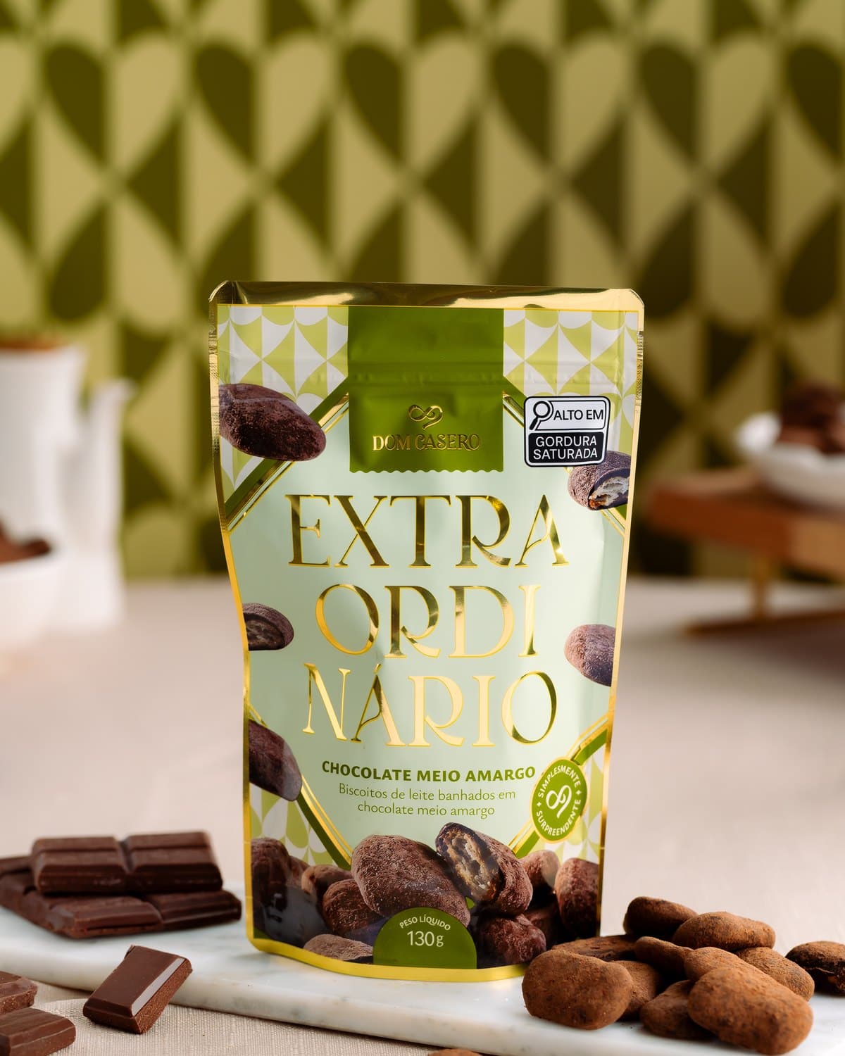 Extraordinário de Chocolate Meio Amargo - 130g