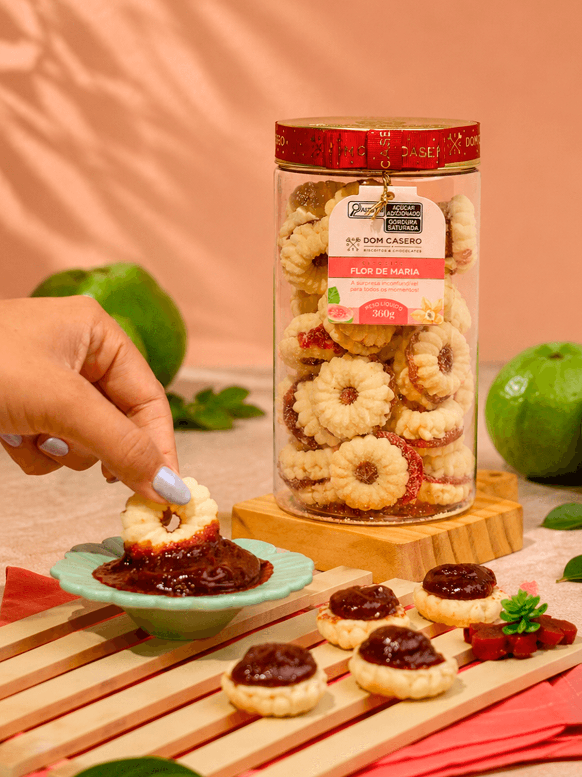 Biscoito Flor de Maria - Pote 360g