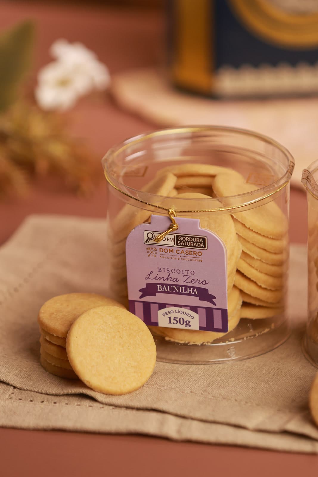 Biscoito Zero Açúcar Baunilha - 150g