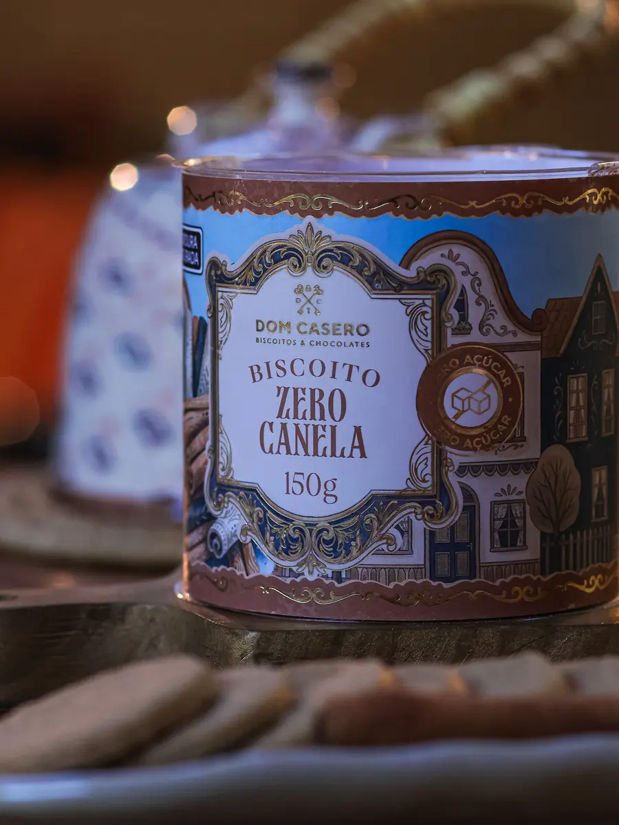 Biscoito Zero Açúcar - Canela - 150g